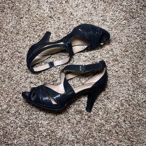 Naturalizer N5 Comfort Black Strappy Heels – 7.5W